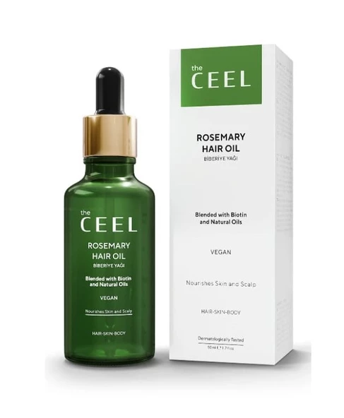 The Ceel Biberiye Yağı Complexi Sac Dokulmesi ve Asiri Yipranmis Saclar icin Biotin Özlü Saç Bakımı 50 ML - 2