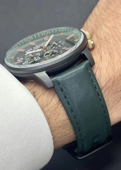 Lee Cooper Orijinal 2 Yıl Garantili Su Geçirmez Deri Kordon Fonksiyonlu Erkek Kol Saati - Resim 2