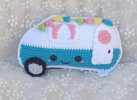Maskot Minik Araba Lui Amigurumi Organik Oyuncak