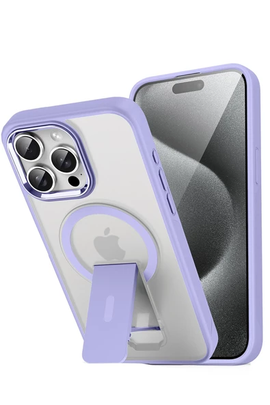 Peeq iPhone 16 Pro Mody Magsafe Standlı Kapak - 5