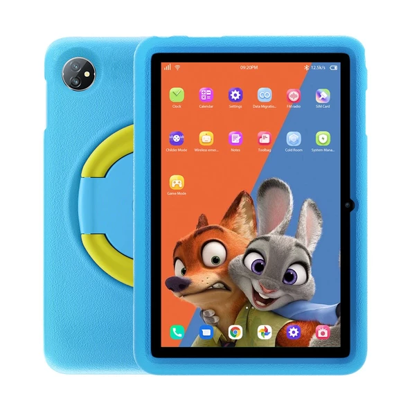 Blackview Tab8KIDS Tablet 10.1''/7 GB/128 GB/13 MP/Android12+Kılıf Dahil (Mavi)