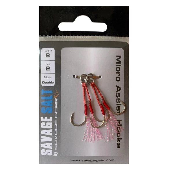 Savage Gear Micro Double Assist İğne No:2 (2'li Paket)