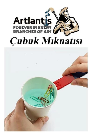 Mıknatıs Seti 20 Parça 1 Paket Deney Malzemesi Okul Projeleri İçin Manyetik U I Araba Halka Mıknatıs Deney Oyun Seti - 5