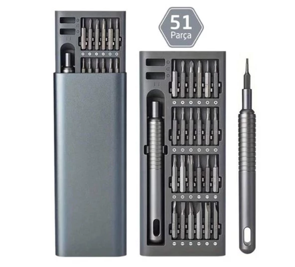 UF-TOOLS Hassas Bits Uçlu 51 Parça Tamir Seti