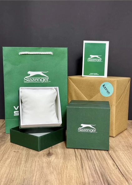 Slazenger Yeşil Silikon Kordon Erkek Kol Saati - Resim 2