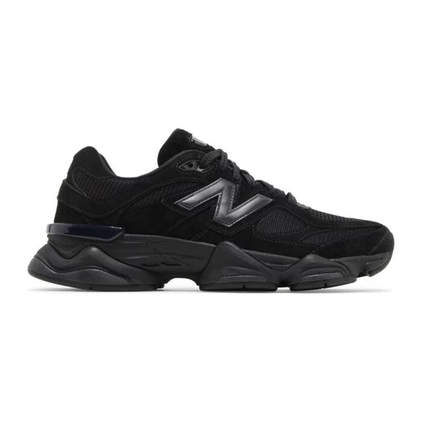New Balance 9060 Triple Black Suede ürün görseli