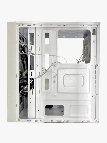 Gameforce Wmesh Beyaz 4x120mm Rainbow Fan ATX Oyuncu Bilgisayar Kasası - 5