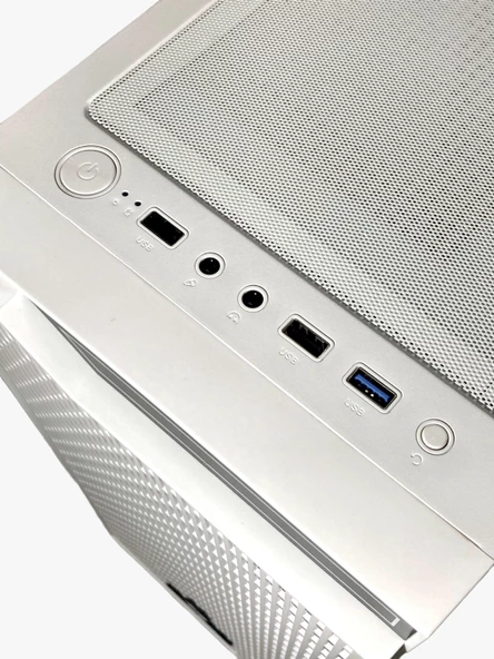 Gameforce Rainy Beyaz 4x120mm ARGB HALO Fan E-ATX Oyuncu Bilgisayar Kasası - 3