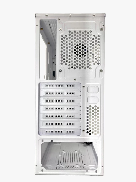 Gameforce Wmesh Beyaz 4x120mm Rainbow Fan ATX Oyuncu Bilgisayar Kasası - 6