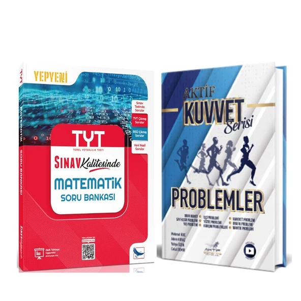 Sınav Yayınları TYT Matematik ve Aktif Ögrenme Yayınları Problemler Soru Bankası 2 Kitap Set