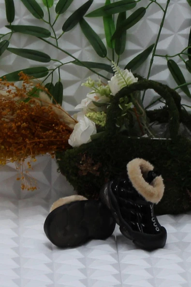 Vicco 946.E24K.422 Siyah Poppy II Rahat İlk Adım Işıklı Kız Çocuk Bot - Resim 5