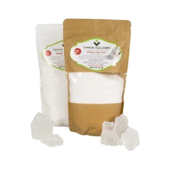 Çankırı Tuz Lamba Öğütülmüş Çankırı Kaya Tuzu 2 KG