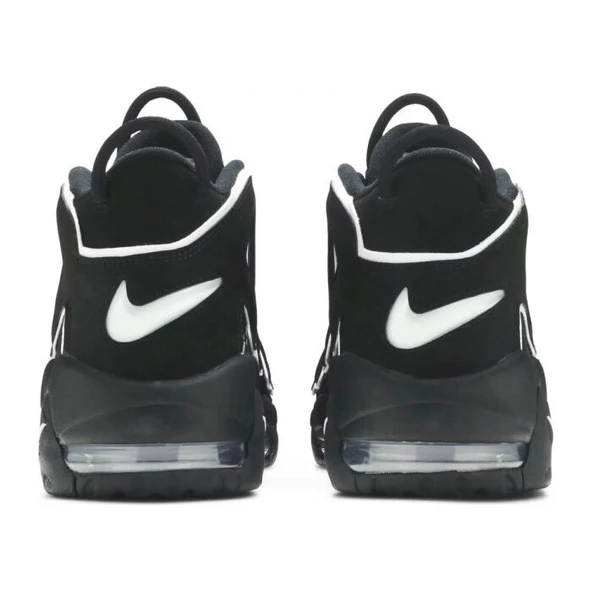 Nike Air More Uptempo Black White - Resim 4