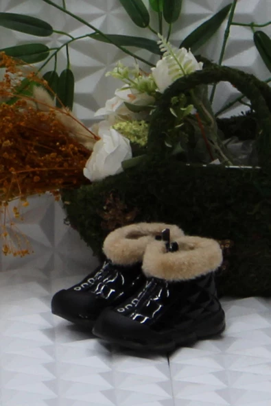 Vicco 946.B24K.422 Siyah Poppy II Rahat Işıklı Kız Çocuk Bot - Resim 3