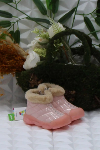 Vicco 946.E24K.422 Pudra Poppy II Rahat İlk Adım Işıklı Kız Çocuk Bot ürün görseli