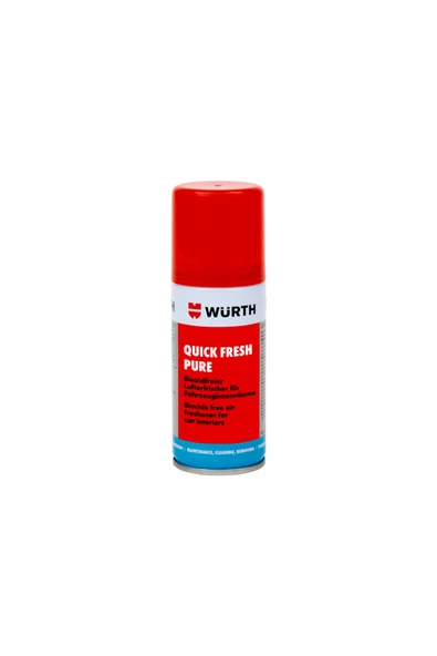 WÜRTH ARAÇ İÇİ TAZELEME SPREYİ (QUICK FRESH PURE) 100ML