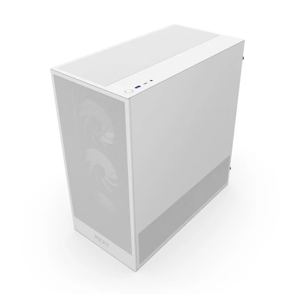 NZXT H5 Flow RGB 2024 CC-H52FW-R1 F360 RGB Fanlı ATX Beyaz Bilgisayar Kasası - 6