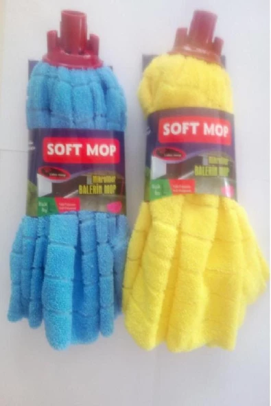 Mop Mikrofiber Havlu Paspas Yedek Mop Ucu 2 Adet