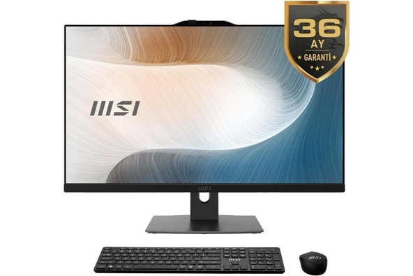 MSI MODERN AM272P 12M-861EU I5-1235U 8GB DDR4 512GB SSD 27'' FHD  W11PRO SIYAH AIO