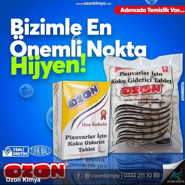 KOKU GİDERİCİ TABLET 1 KG + 100 GR ( İKİLİ PAKET)