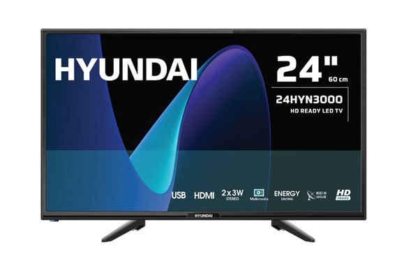 Hyundai 24HYN3000 24" 61 Ekran HD Ready LED TV