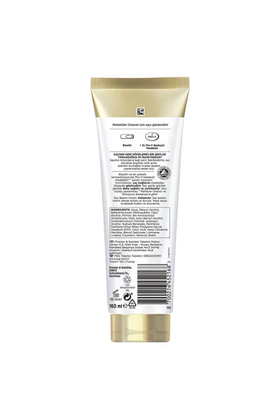 Pantene Bond Repair Saç Bakım Kremi Yıpranmış Saçlar İçin 160 ml - 8