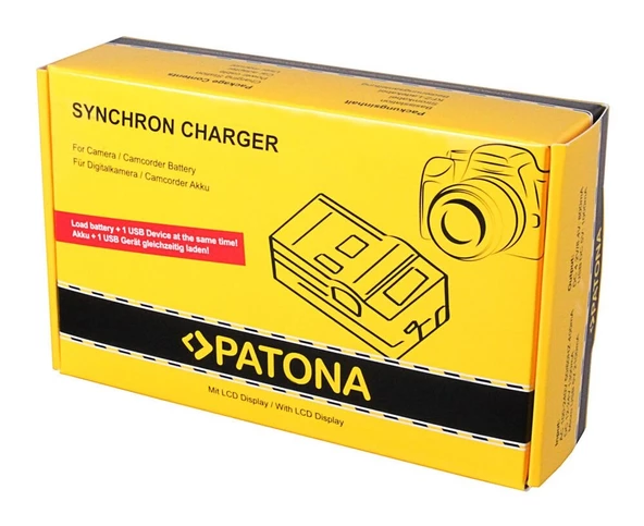 Patona 4525 Synchron Sony NP-FM50 NP-F970 için USB Şarj Cihazı - 3