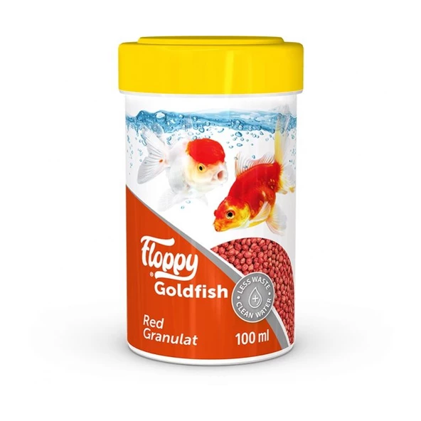 Floppy Goldfish Red Granulat Japon Balık Yemi 100 Ml