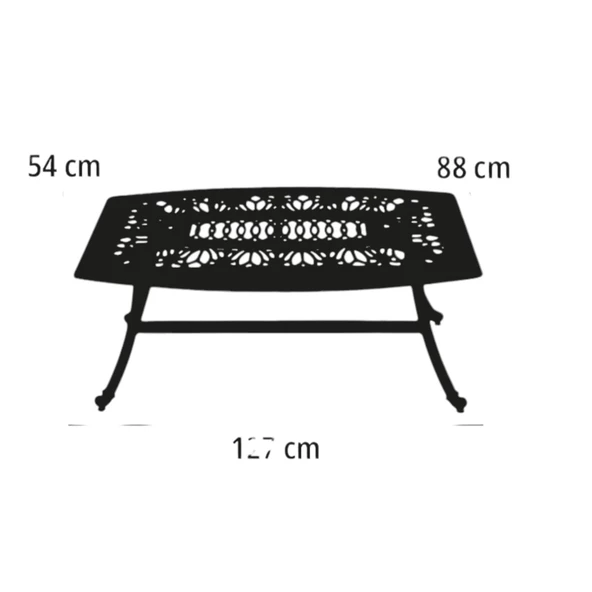 Aden 2+1+1 Döküm Bahçe Oturma Takımı | Rehome - 6