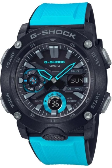 CASİO G-SHOCK ERKEK KOL SAATİ GA-2000-1A2DR ürün görseli 1