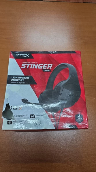 (OUTLET) HyperX Cloud Stinger Core HX-HSCSC2-BK/WW Kablolu Mikrofonlu Kulak Üstü Oyuncu Kulaklığı