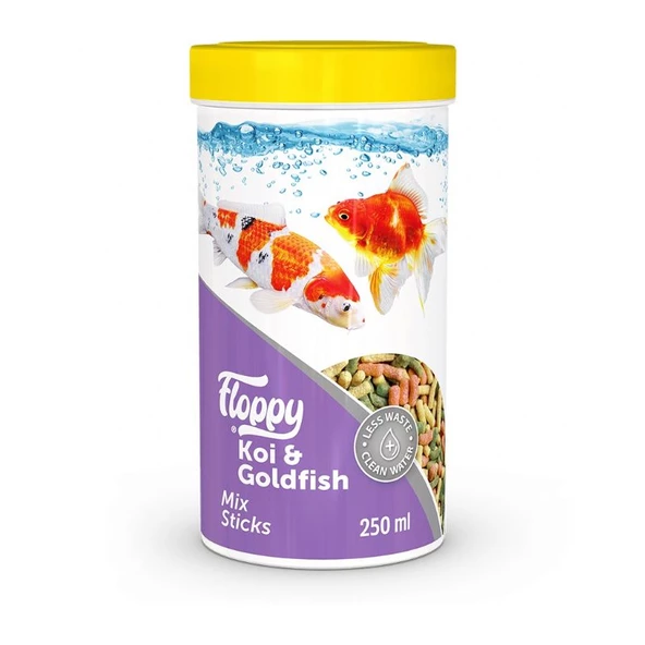 Floppy Koi Goldfish Mix Stick Japon Balık Yemi 250 Ml