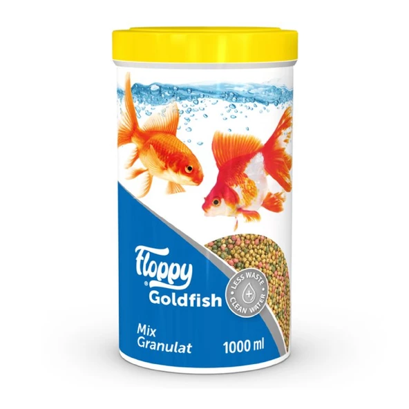 Floppy Koi Goldfish Mix Granulat Japon Balık Yemi 1000 Ml