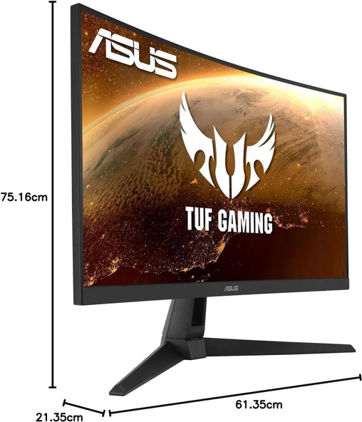 Asus TUF Gaming VG27WQ1B 27" 1 ms 2K Curved 165 Hz Oyuncu Monitörü - Teşhir - 5
