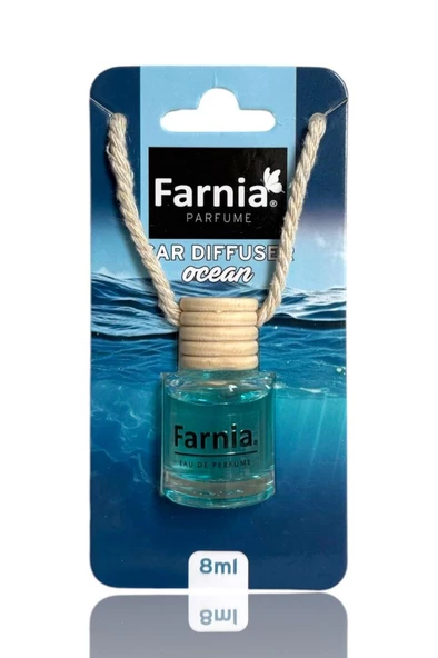 Farnia Yüksek Esanslı Askılı Araç Kokusu EDP Parfüm Okyanus 8 Ml