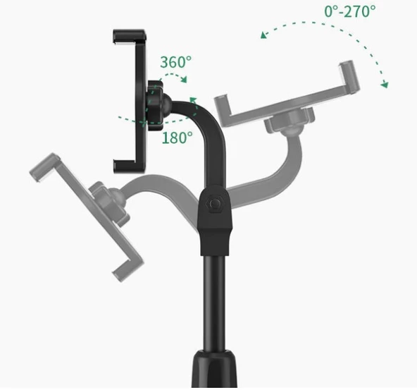 Masaüstü Teleskopik Telefon Standı Tripot - 4