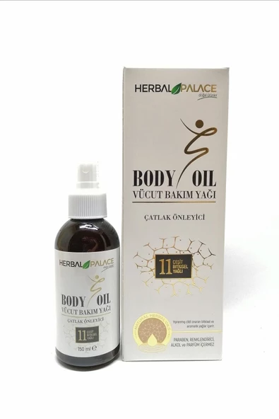 Herbal Palace Body Oil Vücut Bakım Yağı 150 ml Sıkılaştırıcı