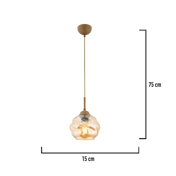 Apliqa Darko Tekli Eskitme Modern Sarkıt Oturma Odası Salon Sarkıt Avize - Resim 3