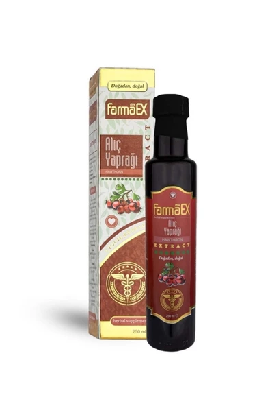 farmaex My Alıç Yaprağı Ekstraktı 250 ml Alıç Yaprağı Sıvı Ekstresi Alıç Extract