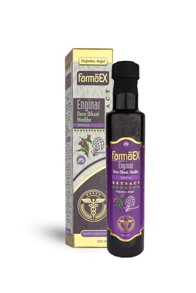 myfarmaex My Farmaex Enginar Ekstraktı 250 Ml. Enginar Deve Dikeni Hindiba Sıvı Ekstresi Thistle Extract