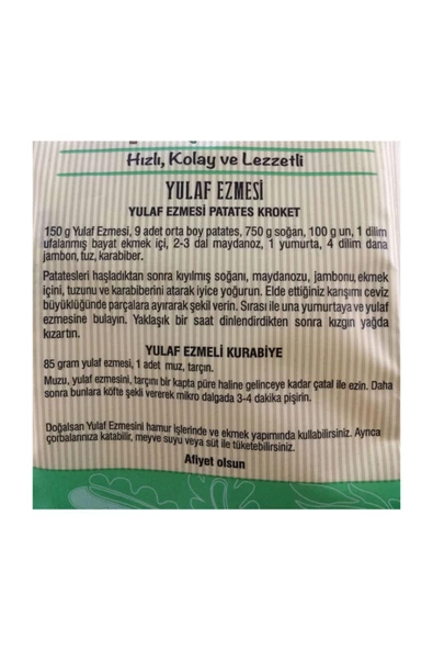 Doğalsan Katkısız Yulaf Ezmesi 400 gr 2 Adet - 2