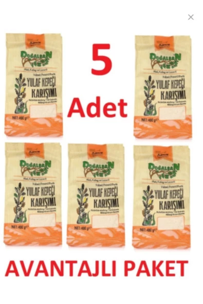 Doğalsan Yulaf Kepeği Karışımı 400 Gram 5 Adet Avantajlı Set