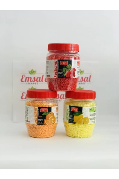 GÖKÇE ORALET Kuşburnu+limon+portakal 300gr.*3 Adet