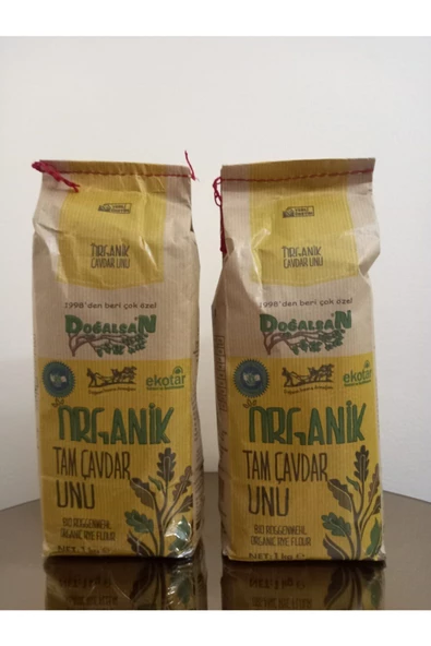 Doğalsan Organik Tam Çavdar Unu 1 Kg X 2 Adet