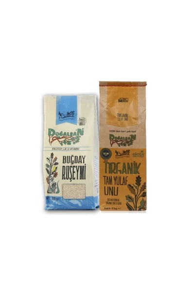Doğalsan Organik Tam Yulafunu 1kg +buğday Ruşeymi 300 2 Li Set( Lif,protein,e Vitamin)