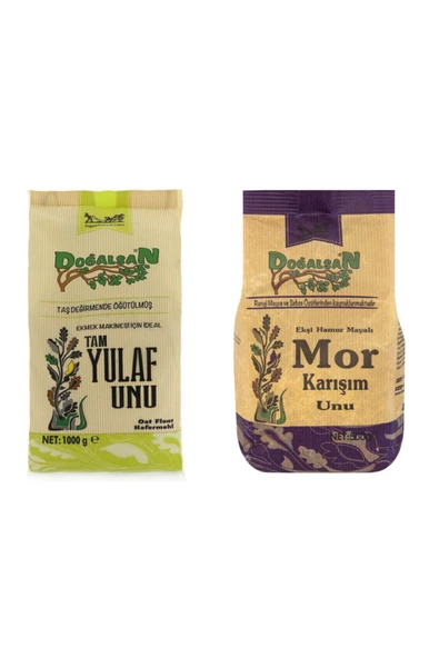 Doğalsan Yulaf Unu 1 Kg+ Mor Karışım Unu 1kg