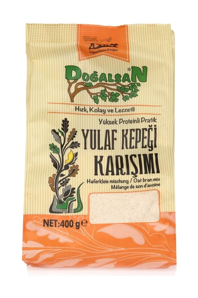 Doğalsan Yüksek Proteinli Pratik Yulaf Kepeği Karışımı 400 gr - Hızlı, Kolay Ve Lezzetli ürün görseli