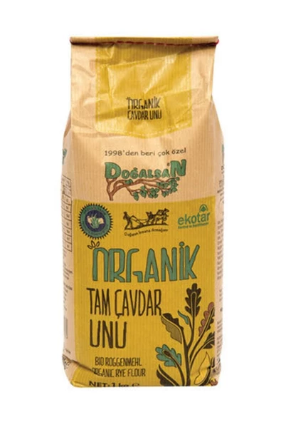 Doğalsan Organik Tam Çavdar Unu 1kg ürün görseli