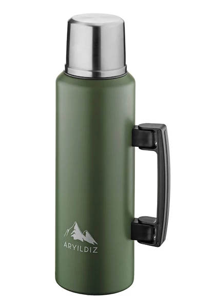 Aryıldız Nature Camp Taşınabilir Yeşil Termos 1.5 Litre Ar257302