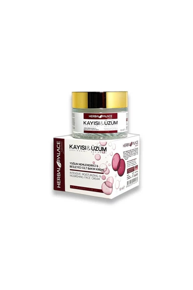 Herbal Palace Kayısı Çekirdeği - Üzüm Çekirdeği Kremi 50 ml